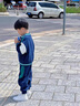 G.DUCKKIDS小黃鴨童裝男童套裝春秋裝1-3歲帥氣兒童衣服男孩運(yùn)動(dòng)服裝兩件套 藏青色 150 建議11~12歲【140-150cm】c 曬單實(shí)拍圖