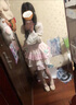 薇戀夢(mèng)嵐洛麗塔lolita春秋甜妹公主裙法式初戀奶甜蓬蓬蛋糕裙收腰lo蘿莉塔 連衣裙+裙撐 沒有包包 M 曬單實(shí)拍圖