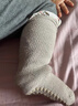 GOBABYGO丹麥嬰兒羊毛襪子兒童男女童秋冬季防滑地板襪寶寶6-12個月1-4歲 沙色【羊毛款】 1-2歲 曬單實拍圖