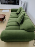 卡熙緹沙發(fā) 法式復古布藝電動(dòng)沙發(fā)多功能可伸縮沙發(fā)床兩用折疊墨綠色 復古綠|2.9米大四人位(雙電機) 牛奶親膚絨布-云端坐感 曬單實(shí)拍圖