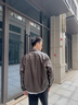 JEEP SPIRIT正品吉普高端夾克男PU皮衣男春季美式重磅寬松復古休閑皮衣外套男 P04咖色夾克 XL 碼 適合140-160斤 曬單實拍圖