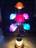 程帆匠心緣供佛燈佛前供燈家用七彩琉璃蓮花燈佛堂觀(guān)音財神插電式led長(cháng)明燈 七品七彩光 盞 高度55cm 曬單實(shí)拍圖