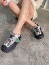 快樂瑪麗（J&M）運動鞋女2025春季新款厚底露營防滑戶外登山鞋休閑鞋百搭老爹鞋女 白色 （四季款/卡通印花新款） 37 (曬圖送20元紅包） 曬單實拍圖