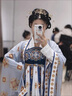 艾方鳥(niǎo)大碼漢服成人女胖妹妹唐制齊胸襦裙復(fù)原大袖衫訶子裙仙氣古裝 單件藍(lán)色大袖衫 XL 曬單實(shí)拍圖