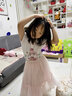 愛(ài)邁尼 AMENCL女童半身裙紗裙公主春裝裙子網(wǎng)紗蓬蓬裙兒童女孩白色寶寶春季洋氣 4311粉色紗裙 140 cm 曬單實(shí)拍圖