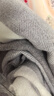 無印良品（MUJI） 羊毛披巾 圍巾圍脖男女 秋冬季 披肩 保暖 米色格紋/60*200cm 曬單實拍圖