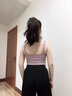 運(yùn)動(dòng)內(nèi)衣女瑜伽服防震跑步跳繩背心上衣防下垂外穿一體文胸聚攏 紫色【固定杯】 S 【建議70斤-85斤】 曬單實(shí)拍圖
