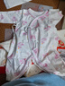 貝瑞加（Babyprints）新生兒連體衣蛇年剛出生寶寶純棉衣服護肚爬服嬰兒柔軟哈衣 紫52 曬單實(shí)拍圖