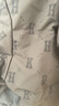 杰克·瓊斯（JACK&JONES）25年冬季新款男裝羽絨服男士潮流老花滿(mǎn)印短款保暖立領(lǐng)鴨絨服外套 E44黑砂色 XL 185 曬單實(shí)拍圖