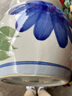 雅言陶瓷景德鎮(zhèn)陶瓷泡菜壇子 腌咸雞蛋鴨蛋酸菜壇腌蛋罐腌酸菜壇咸菜缸罐  朵花泡菜壇 14斤裝水量（中號） 曬單實拍圖