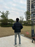 卡賓男裝 90鴨絨羽絨服2024秋冬新款霧面PU外套寬松保暖街頭H 煤黑色01 XL /180/52 曬單實(shí)拍圖