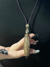 佩大師正品沉香木吊墜男女九眼天珠項鏈掛繩木質(zhì)掛件掛墜毛衣鏈實(shí)用禮物 屬龍蛇-普賢菩薩 曬單實(shí)拍圖