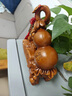 莫尼森  MOREISAN實(shí)木木雕葫蘆擺件工藝品客廳玄關(guān)酒柜裝飾品擺設(shè)喬遷之喜搬家禮物 小號(hào) 花梨木 福到平安 28*13*25c 曬單實(shí)拍圖