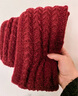 槿城紅圍巾女冬季新年冬天針織毛線(xiàn)圍脖百搭高級感加厚保暖HP02 麻花紋-紅色 均碼 曬單實(shí)拍圖