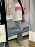 俞兆林闊腿牛仔褲女2025夏季新款小個子寬松直筒褲高腰復(fù)古天絲休閑褲 復(fù)古藍(lán) 【抗皺耐磨呼吸面料】 XL 【推薦125-140斤】 曬單實(shí)拍圖