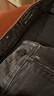 ABLE JEANS【修身褲】男士水洗牛仔褲修身直筒褲子男舒適日常休閑褲長(zhǎng)褲 深隕石灰 33 /32 曬單實(shí)拍圖