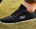 斯凱奇（Skechers）男鞋秋冬休閑鞋網(wǎng)面健步鞋軟底輕便戶(hù)外運動(dòng)鞋跑步鞋216281 曬單實(shí)拍圖