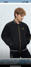 NIKE JORDAN 耐克AJ童裝男童棉服冬兒童保暖上衣厚外套 正黑色 140 /68 【建議身高128-140cm】 曬單實拍圖