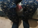 Lauaird中老年女加肥加大200斤棉褲胖媽媽特體加肥加厚胖奶奶保暖棉褲冬 曬單實(shí)拍圖