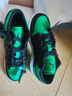 耐克（NIKE）【潮】Air Jordan aj1板鞋男女情侶款低幫耐磨透氣休閑運(yùn)動(dòng)籃球鞋 553560/553558-065 黑綠 女款GS 38 曬單實(shí)拍圖
