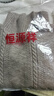恒源祥新款羊絨衫女半高領(lǐng)氣質(zhì)加厚保暖毛衣女寬松打底羊毛衫女 卡其色 L 建議110-120斤 曬單實(shí)拍圖