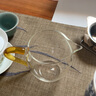 一品仟堂玻璃公道杯加厚耐熱玻璃公杯泡茶分茶器茶海公杯功夫茶具配件 玻璃公道杯（黃把） 曬單實拍圖