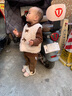 班喜迪女童褲子冬裝2025新款洋氣兒童秋冬款加絨休閑長(zhǎng)褲寶寶公主喇叭褲 咖色 加絨款 80 cm 曬單實(shí)拍圖