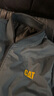 卡特（CAT）冬季工裝羽絨服白鴨絨夾克戶(hù)外TNF CAT卡特保暖加厚立領(lǐng)外套 霧霾藍 XL120-135斤 曬單實(shí)拍圖