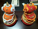 禾笙堂醒獅舞獅工藝品擺件國潮家居客廳玄關(guān)裝飾品喬遷開(kāi)業(yè)前臺新年禮物 大號獅來(lái)好運橘白色21*19*28.5cm 曬單實(shí)拍圖