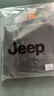吉普（JEEP）加絨加厚男士牛仔褲男2025秋冬新款寬松直筒褲休閑潮牌高端褲子男 曬單實(shí)拍圖