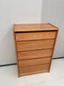 全友家居北歐風(fēng)櫻桃實(shí)木斗柜家用客廳臥室家具收納儲物置物柜床頭尾柜 櫻桃木|五斗柜 曬單實(shí)拍圖