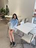 Carl Beck品牌韓版老爹鞋女2025春秋新款女鞋百搭厚底運(yùn)動休閑鞋女軟底單鞋 灰色 單里 34 曬單實(shí)拍圖