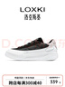 LOXKI/洛克斯基男鞋板鞋子男秋冬鞋面加棉隔冷保暖經(jīng)典百搭休閑鞋 情侶 大白黑 -“疊加態(tài)”隔冷保暖 42 曬單實(shí)拍圖