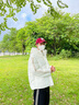 波司登反季冬季羽絨服楊紫同款男女同款裝短款連帽新國標(biāo)90絨外套 曬單實拍圖