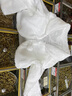 稚約新款新娘結(jié)婚婚紗禮服毛披肩 秋冬季保暖長(zhǎng)袖白色伴娘旗袍毛披肩 米白 均碼 曬單實(shí)拍圖