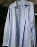 啄木鳥(niǎo)（TUCANO）襯衫男秋季長(cháng)袖襯衣商務(wù)休閑時(shí)尚百搭純色韓版上衣男裝 淺藍 5XL 曬單實(shí)拍圖
