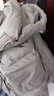 茵曼（INMAN）2024冬季女裝新款優(yōu)雅小香風(fēng)復古圓領(lǐng)短款顯瘦羊羔絨外套 土卡其 S 曬單實(shí)拍圖