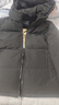 杉杉（FIRS）黑金系列鵝絨連帽羽絨服男冬季新款保暖防寒重磅加厚外套702 黑色 S (165) 充絨量：162g 曬單實(shí)拍圖