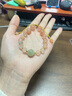 中國黃金（CHINA GOLD）和田玉手串女南紅瓜珠子瑪瑙圓珠串珠七夕情人節(jié)禮物送女朋友老婆 南紅瓜珠和田玉手串【紀念品】 曬單實拍圖