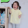 巴拉巴拉寶寶短袖t恤嬰兒女童上衣2025新款夏裝甜美網(wǎng)紗拼接時(shí)髦 淡黃31407 90 曬單實(shí)拍圖