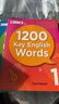 英語(yǔ)常見(jiàn)詞1200詞 1200 key english words 1 2 3級 小學(xué)英語(yǔ)高頻詞匯單詞字典 1000詞basic english wordsPaul Nation作者 1200詞全套（ 曬單實(shí)拍圖