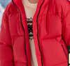 巴拉巴拉童裝兒童羽絨服女童男童面包服外套寶寶冬裝三防親子裝潮 新年紅60611-灰鴨絨 150 cm 曬單實(shí)拍圖