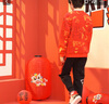 喬丹QIAODAN童裝男童加絨衛(wèi)衣紅色蛇年2025新款中大童過年衣服拜年服 新生紅滿印-常規(guī)款 150 CM 曬單實(shí)拍圖