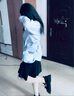 西兒 單鞋女洛麗塔小皮鞋厚底瑪麗珍女日系jk女鞋厚底英倫風小皮鞋 黑色 37 曬單實拍圖