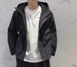 啄木鳥美式夾克外套男春秋新款痞帥百搭工裝時尚休閑運動男士連帽上衣潮 綠色 L 【建議120-135斤】 曬單實拍圖