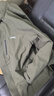 吉普（JEEP）沖鋒夾克衣男女同款三合一兩件套保暖防風加絨外套 軍綠 3XL 曬單實拍圖