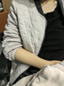 葉盼（yepan）夾層睡衣女冬季加厚純棉開(kāi)衫女款寬松大碼冬天女士家居服保暖套裝 94806-奶杏 L (165) ：建議100-120斤穿著(zhù) 曬單實(shí)拍圖