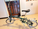KaFeiDi小布三折疊自行車(chē)16寸K9速成人學(xué)生超輕便攜復古城市折疊車(chē)單車(chē) 郵政綠彎把 9速 16英寸 曬單實(shí)拍圖