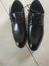 XO皮鞋男款官方【真皮】春夏男士商務(wù)正裝休閑鞋子男系帶德比鞋男鞋 傳奇黑【鎮店款-細條紋牛皮】23311 41 曬單實(shí)拍圖