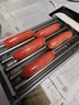 FRUNO全自動(dòng)烤腸機(jī)臺(tái)式家用迷你小型熱狗機(jī)烤香腸機(jī)烤早餐機(jī)白領(lǐng)學(xué)生宿舍神器多功能火腿腸機(jī) 莫奈綠6管【烤腸架+烤盤+接油盤】 曬單實(shí)拍圖